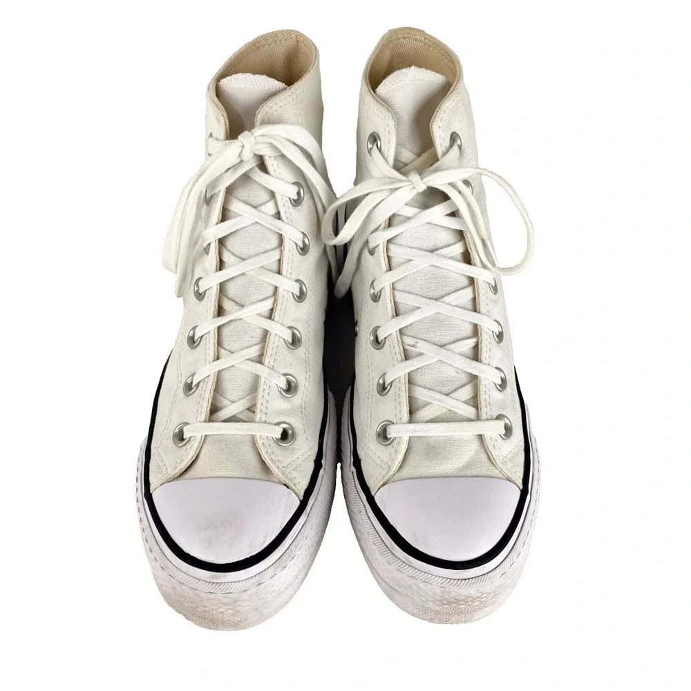 Converse Chuck Taylor All Star Egret Hi Top Womens 8 Cream 1
